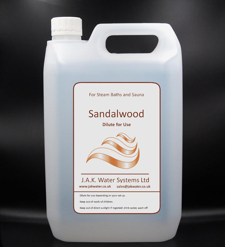 Sauna and Steam Room Fragrance, 5 Litres Concentrated Formula 20 to 1 Dilution Ratio (Eucalyptus)