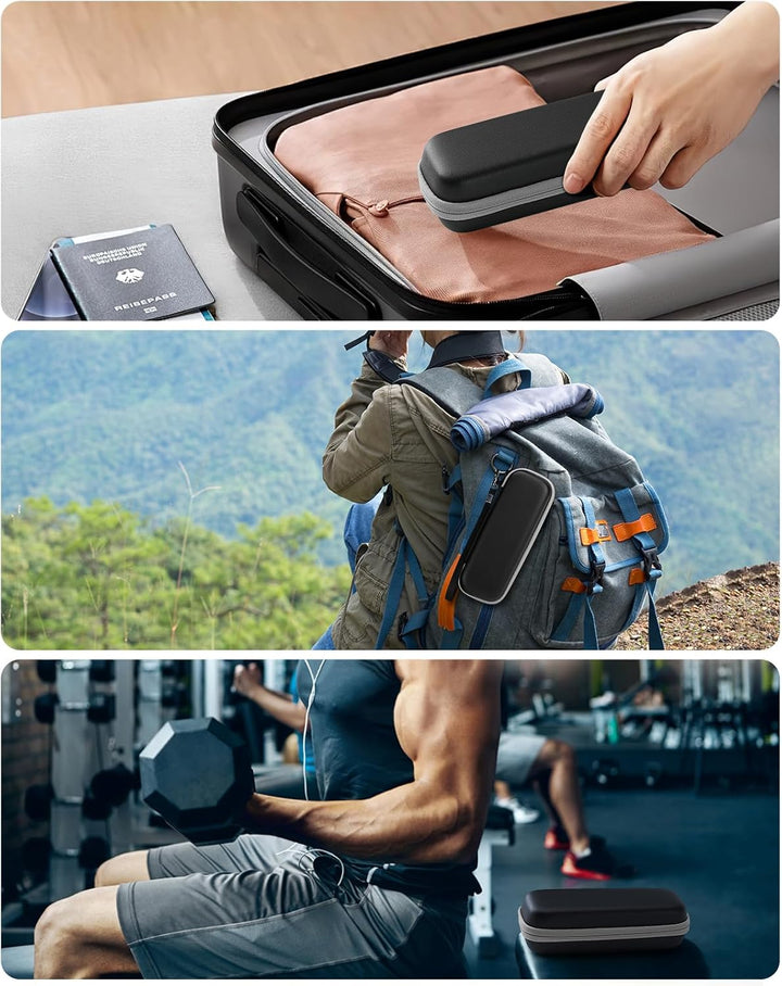 Hard EVA Travel Case for Oneblade & Braun Series 7/9, Waterproof Electric Shaver Men Storage Box with Attachment Organizer, Protective Case for Razor