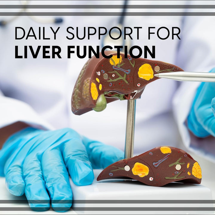 Liver Complex | 60 Capsules | 30 Day Supply | Advanced Formula with TUDCA, NAC & Psyllium Husk | Supports Liver Function, Detox, Digestion & Well-Being | Gmo-Free | Vegan Friendly | UK Made