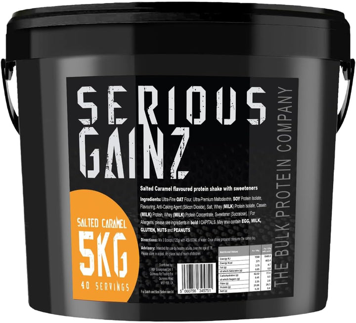 , SERIOUS GAINZ - Whey Protein Powder - Weight Gain, Mass Gainer - 30G Protein Powders (Chocolate, 5Kg)