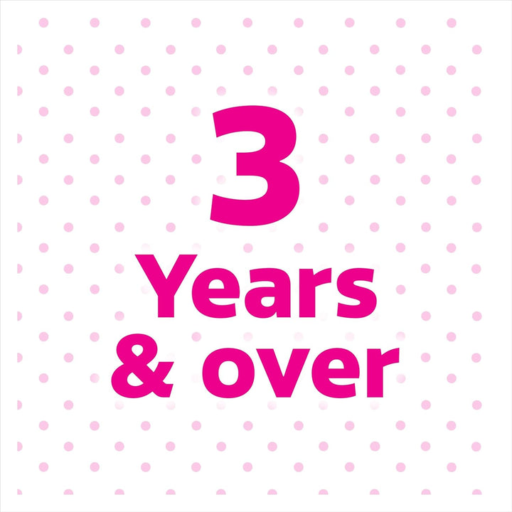 Kids Battery Barbie Extra Soft Bristles Toothbrush, 3+ Years, with Sonic Vibrating Bristles to Remove More Plaque and Slim Easy to Hold Handles