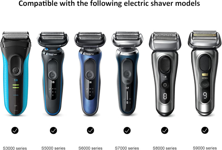 Electric Shaver Travel Case for Braun Series 3, Series 5, Series 7, Series 9 Electric Shavers, Black