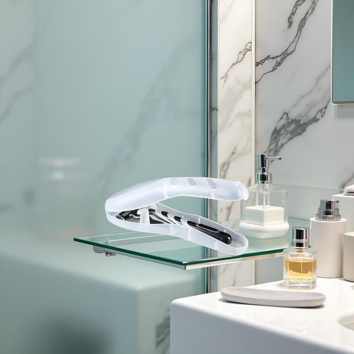 Transparent Razor Storage Box Razor Travel for Gillette Men'S Razor Case Dustproof Waterproof Cartridge Box Travel Case Razor Kitchen Storage and Organisation