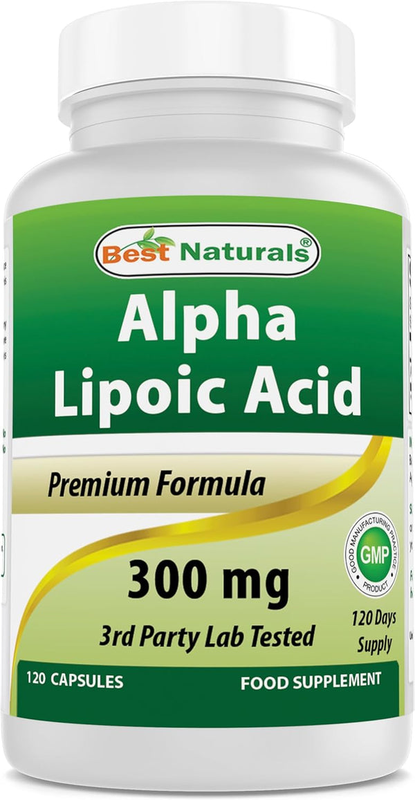 Alpha Lipoic Acid 300 Mg 120 Capsules