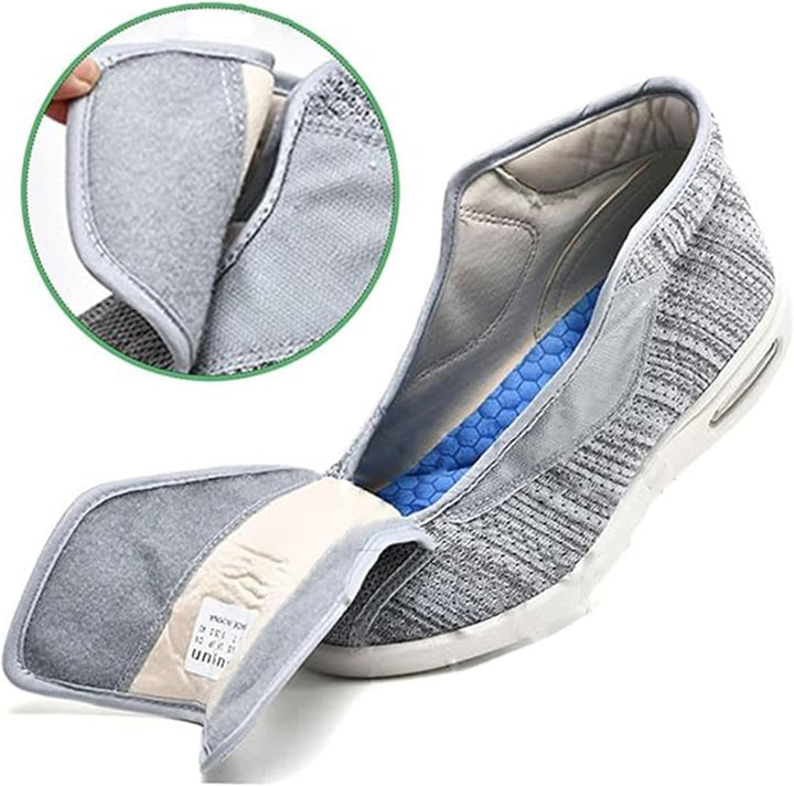 Cozy Arthritis Edema House Shoes, Casual Arthritis Adjustable Diabetic Edema Orthopedic Boots for Men, Breathable Non-Slip Fattening and Widening