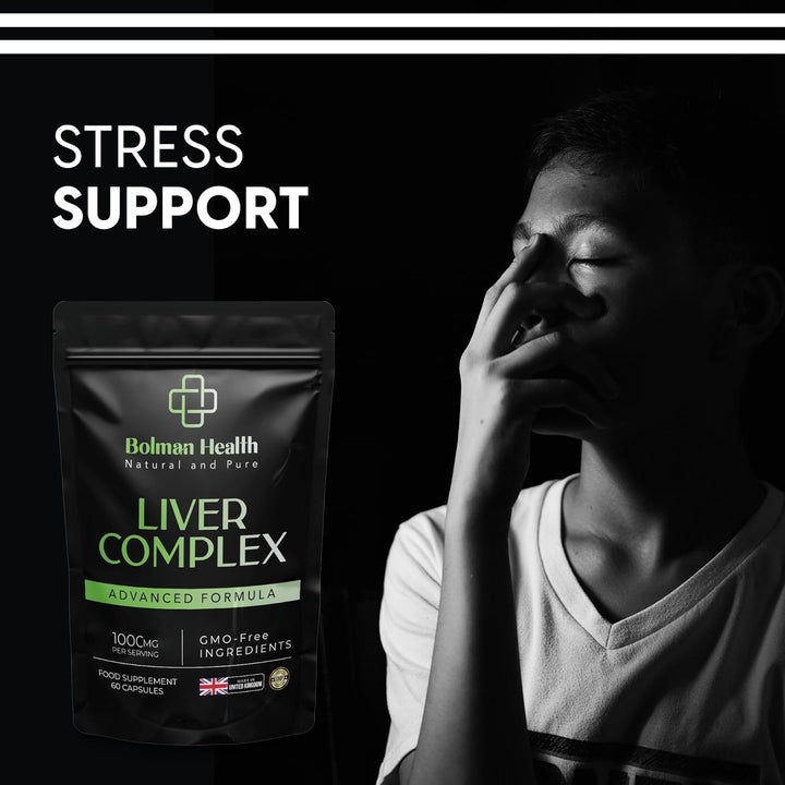 Liver Complex | 60 Capsules | 30 Day Supply | Advanced Formula with TUDCA, NAC & Psyllium Husk | Supports Liver Function, Detox, Digestion & Well-Being | Gmo-Free | Vegan Friendly | UK Made