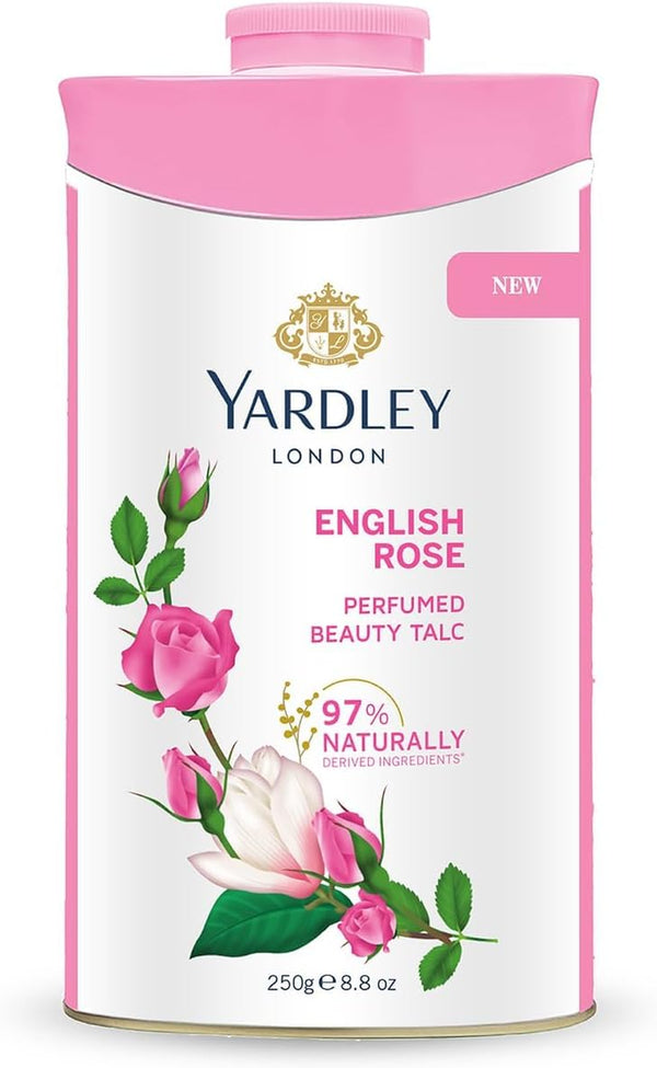English Rose Perfumed Talc - 250 G