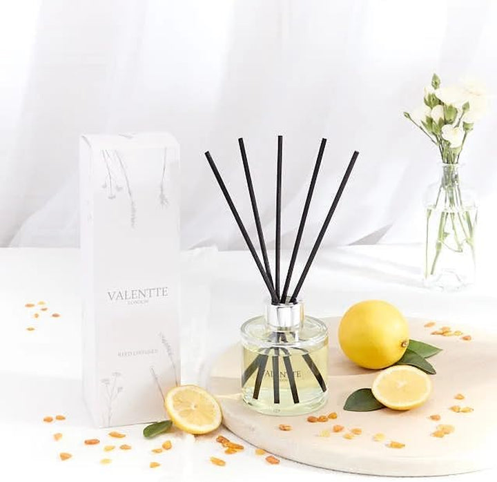 Reed Diffuser - Lemongrass & Rosemary Scent | Essential Oil Aroma for Home | 100 Ml