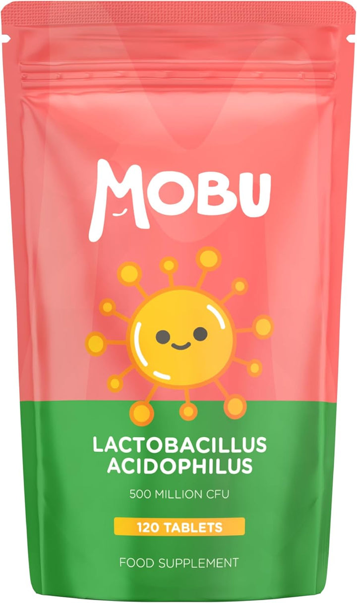 Acidophilus Lactobacillus 50Mg – 120 Tablets | 500 Million CFU Probiotic | Probiotics for Gut Health, Digestion & Bloating Relief | UK Made |