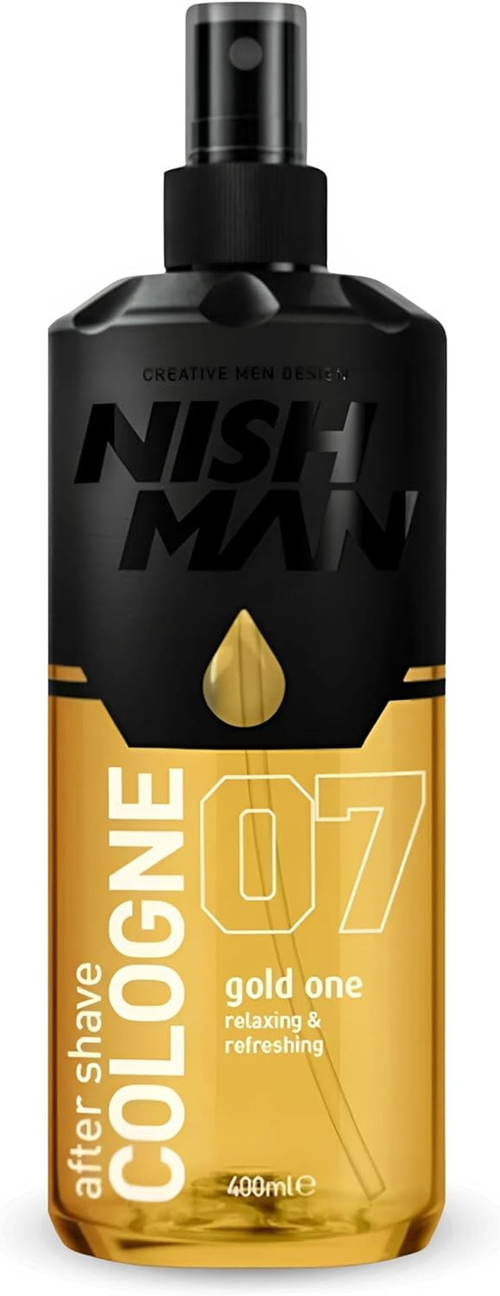 Aftershave Cologne 05 - Volcano 400Ml – Refreshing after Shaving Spray Lotion for Men - Scent of Creamy Heliotrope Flower & Oriental Hibiscus - Mens after Shave Cologne