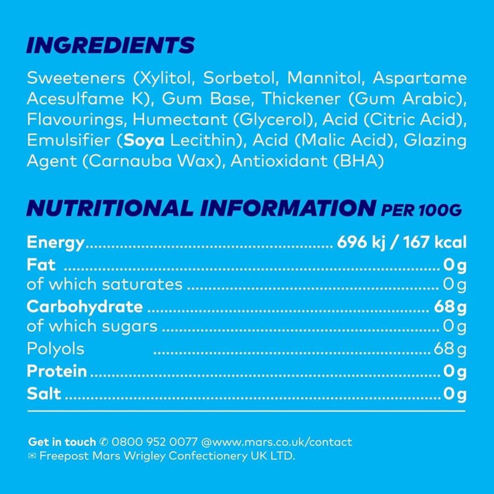 Extra Watermelon Flavour Sugarfree Chewing Gum Bottle, 46 Pieces