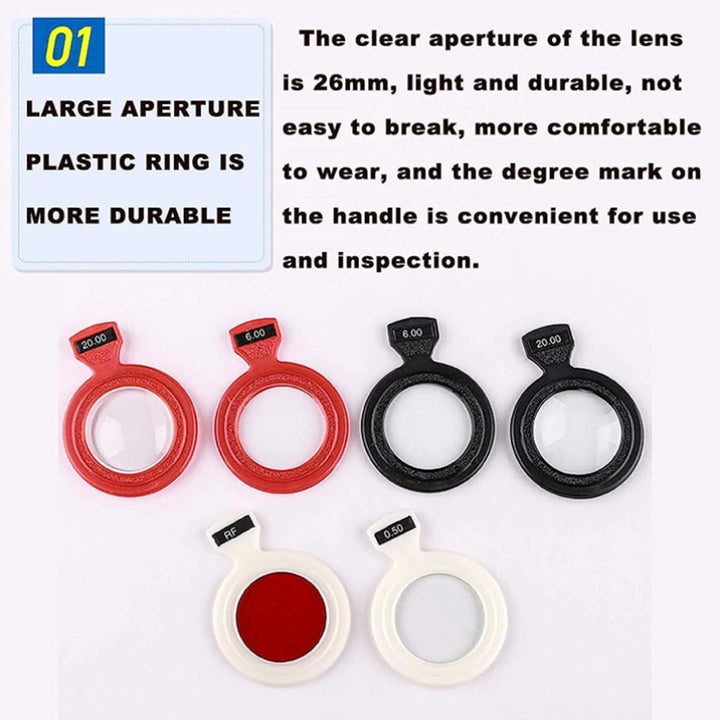 266 Pcs Optical Trial Lens Set Optometry Kit, Plastic Rim Aluminum Case Trial Frame Optometry Optician Test with Trial Frame, Suitable for Optometry and Optician