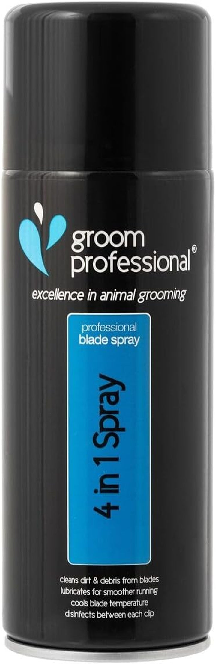 4-In-1 Clipper Blade Spray - Improves Blade Performance - Clipper Blade Lubricant - Used to Cool, Lubricate, Clean & Disinfect Clippers Blades - Instantaneous Results, 400Ml