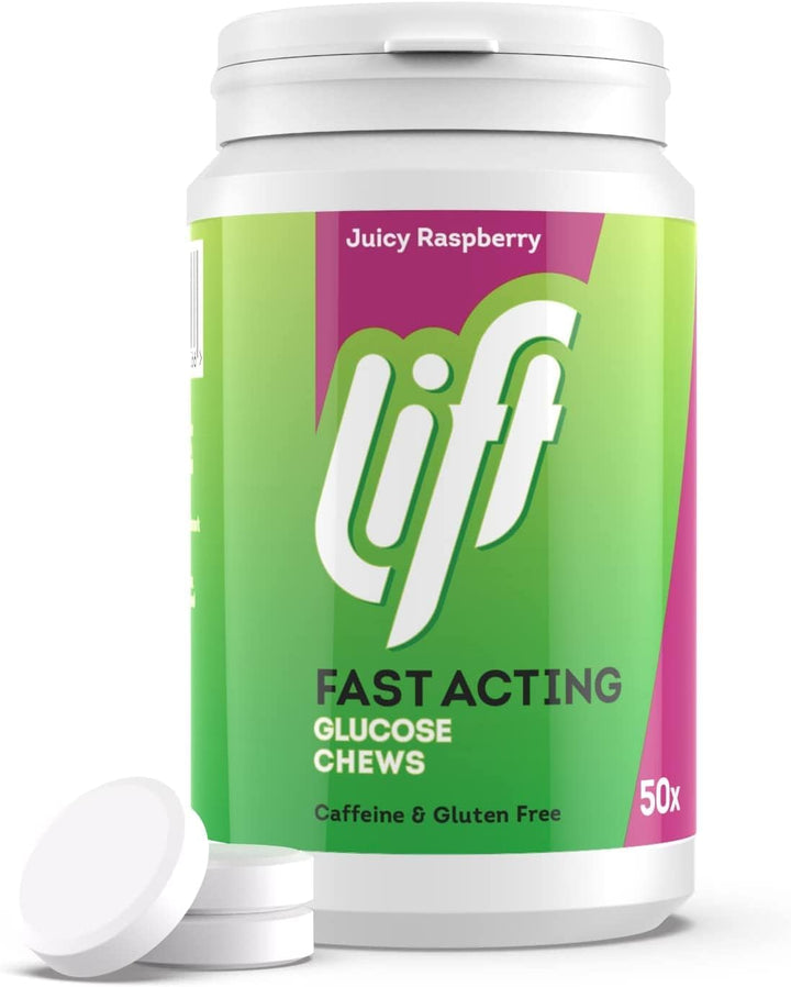 Diabetes Glucotabs - Raspberry - Refill Pot