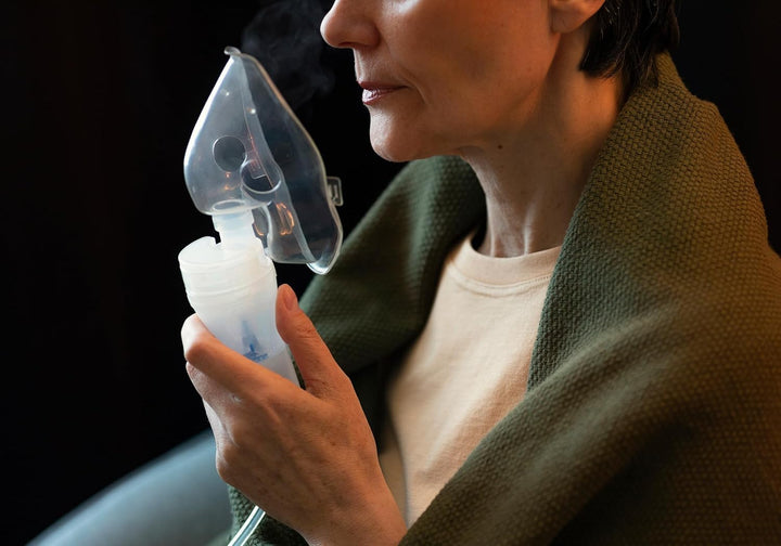 Isotonic Saline Solution 0.9% + Hyaluronic Acid Nebulizer Diluent for Inhalators and Nasal Hygiene Clear Congestion from Airways & Lungs (20 Sterile Single Dose Vials of 5Ml) (1)