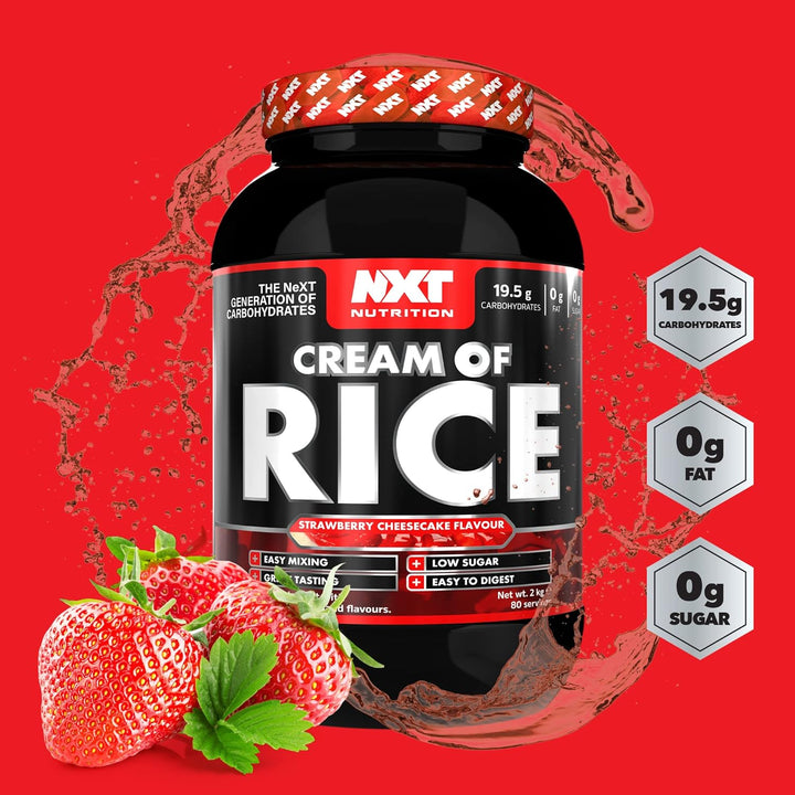 Cream of Rice 2Kg - 80 Servings (Strawberry Cheesecake)