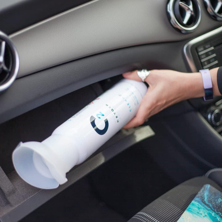 15L Oxygen Can with Inhaler Cap | Pure Breathing Oxygen in a Lightweight Aluminium Canister | Made in Britain