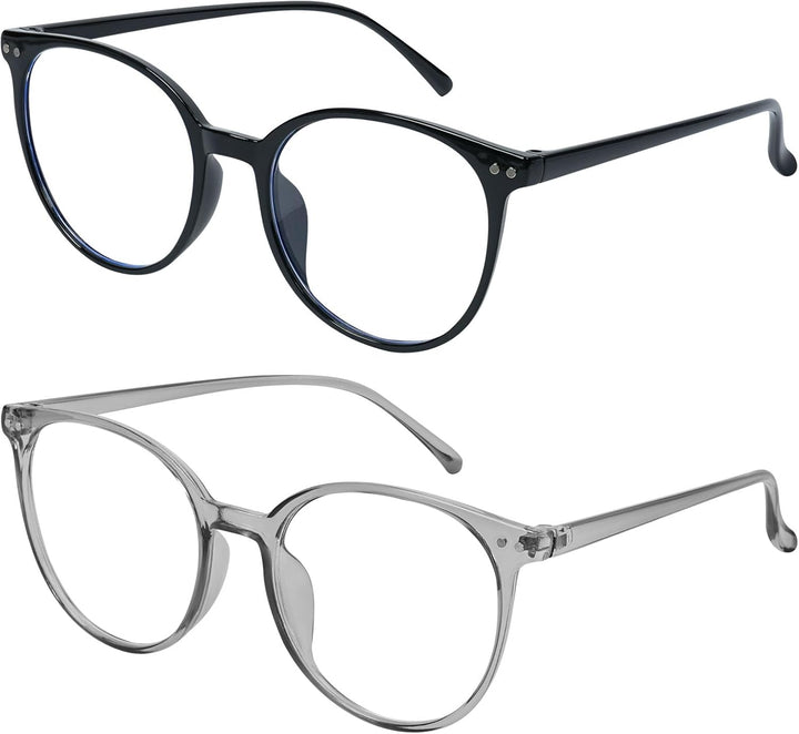 Blue Light Blocking Glasses, 1/2/3 Pcs anti Blue Light Computer Gaming Glasses for Women Men, Lightweight Reading Glasses anti Glare anti Eyestrain
