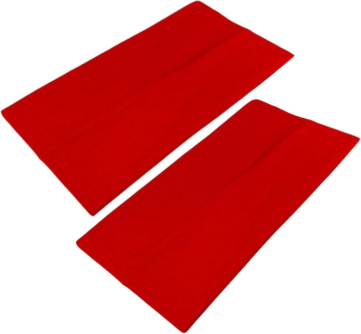 Extra Wide Headbands 11Cm Plain Stretchy Kylie Head Band 2 Pack Unisex Bandeau Headbands for Women & Men Soft Hairbands Yoga Bandana Headband (Black)