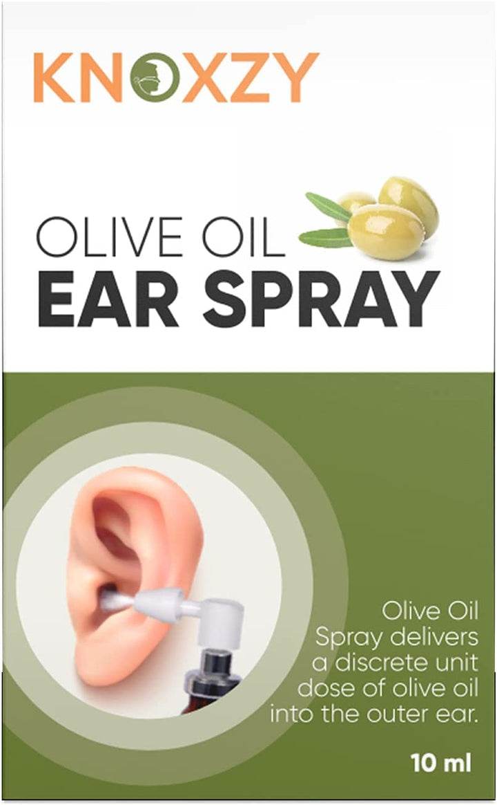 Olive Oil Ear Spray, Wax Removal Natural Spray for Infections & Pain Softener Relief Clinically Tested - 10 Ml X 1