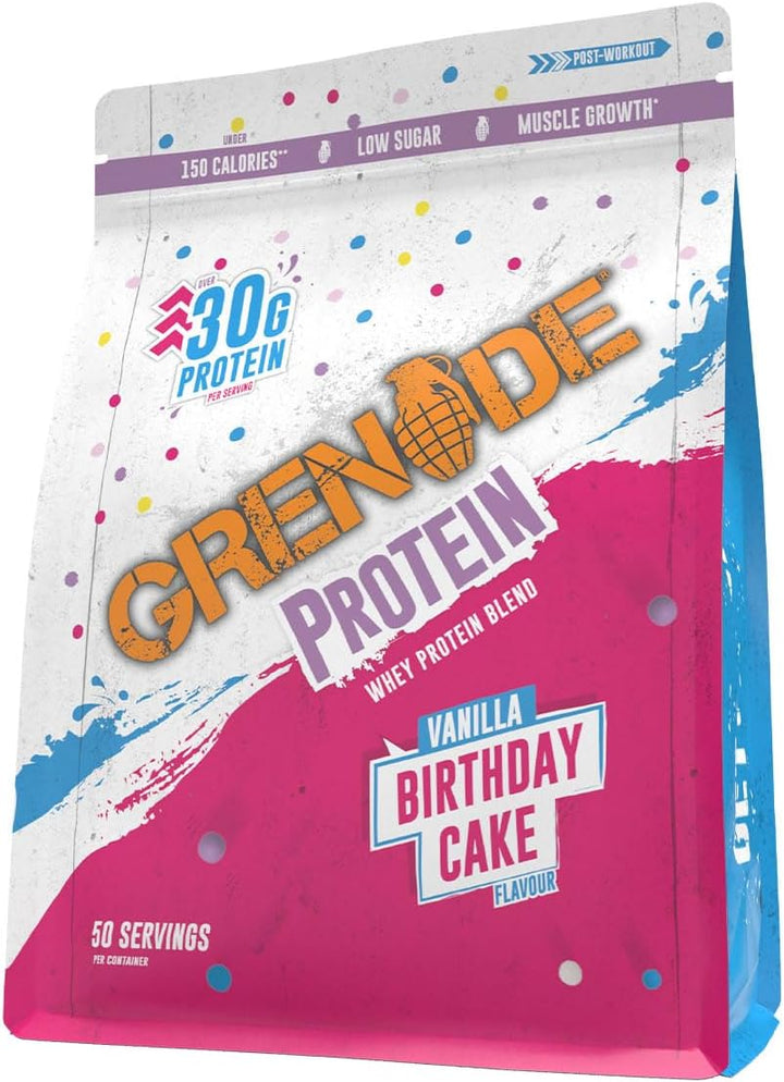 Whey Blend High Protein Powder, Low Sugar with 30G Protein per Serving, (12 Servings) - Fudged Up, 480 G (Pack of 1)