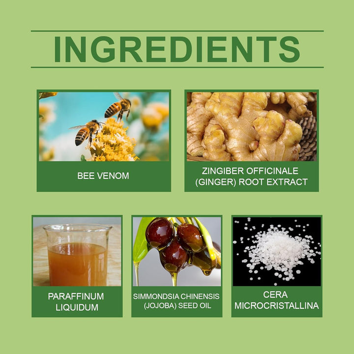 40Pcs Bee Venom Patches,Lymphatic Drainage Patches,Fat Burning Patches for Belly&Waist&Legs,Skin Firming &Body Shaping Patch,Anti-Cellulite,Natural Fat Reduction,Bee Venom Detox Patches