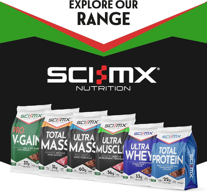 Ultra Muscle - Protein Powder for Muscle Development + 23 Vitamins & Minerals - Strawberry • 5G Creatine + 7.8G Bcaas per Serving • 1.5Kg