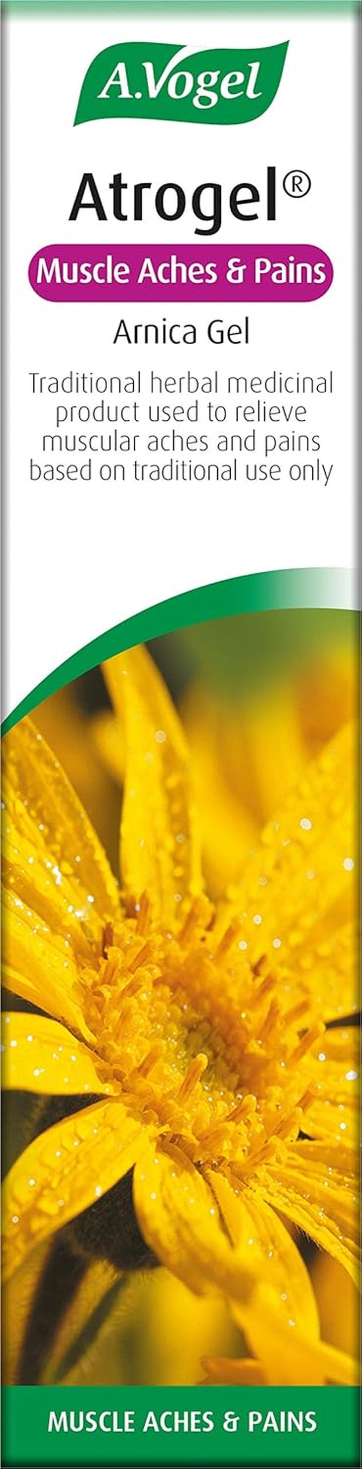 Atrogel Arnica Gel - Soothing Relief for Muscle Pain, Bruising, Joint Pain, Sports Injuries, Stiffness & Swelling - Natural Plant-Based Arnica Montana Extract Gel | 50Ml