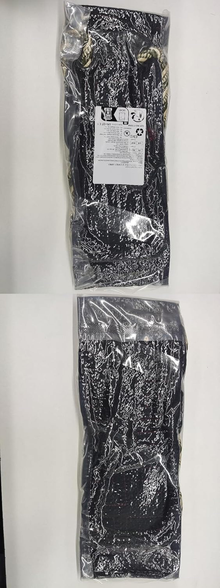 Exfoliating Back Scrubber for Shower, 37 Inches Back Washer with Handles, Soft Shower Bath Scrub for Women and Men, Double-Side Use Exfoliate Washcloth Bath Tool to Scrub Your Body Deeply