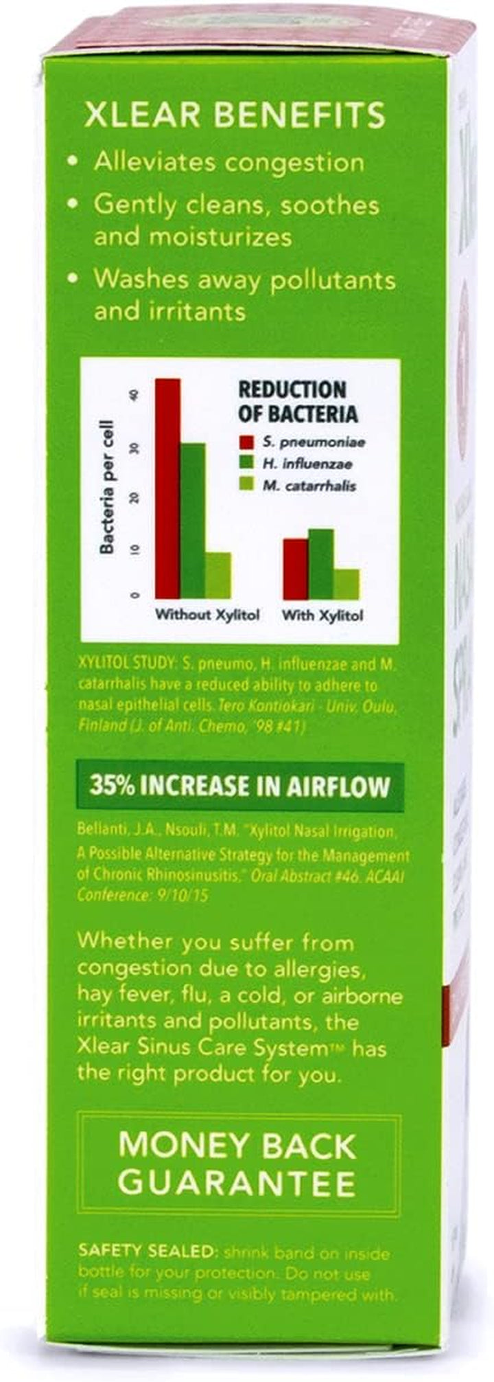 Natural Nasal Spray with Xylitol, 1.5 Fl Oz (Pack of 6)