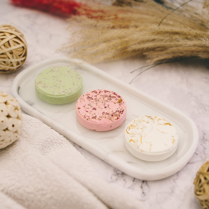 Shower Steamers Aromatherapy Shower Tablets, 9PCS Shower Steamer Shower Bombs with 100% Natural Essential Oils, Shower Bomb Set, Shower Bombs Steamer - Shower Steamers for Women Gifts