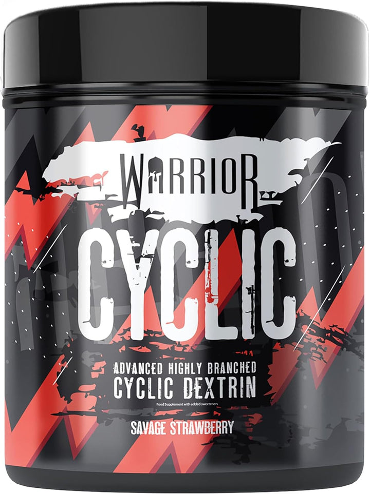 Cyclic Dextrin 400G - Advanced Pre and Intra-Workout Carbohydrate Source - 16 Servings (Savage Strawberry)