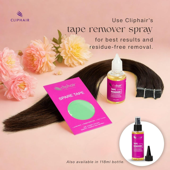 Tape Extension Tabs, Spare Tape Tabs for Hair Extensions, Pack of 48 Double Sided Hair Extension Tapes, Ultra Hold, Waterproof, Easy Clean Up