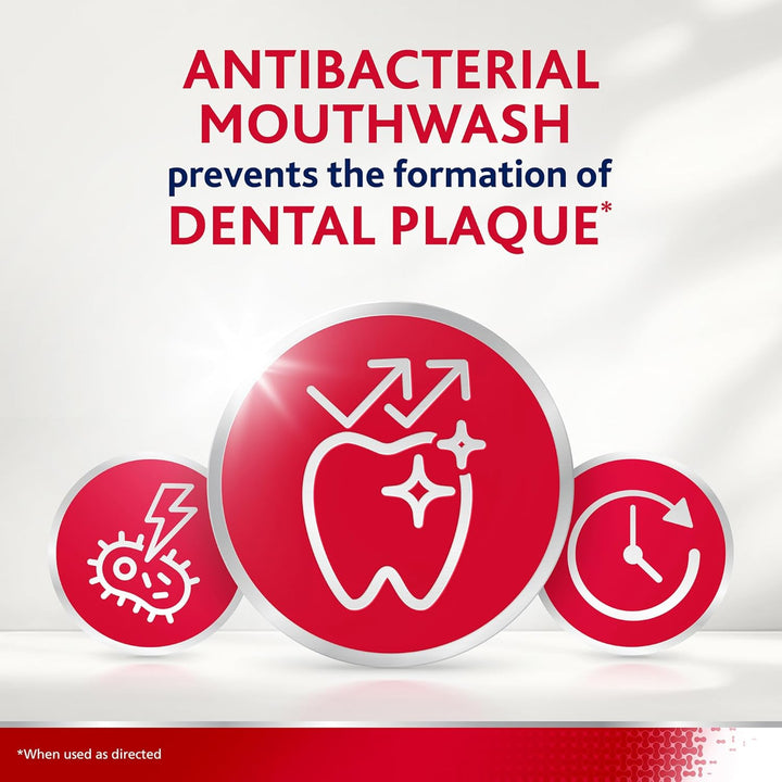 Prevents Gum Disease & Bleeding Gum Treatment, Medicated Antibacterial Mouthwash, Original Alcohol Free, 300 Ml