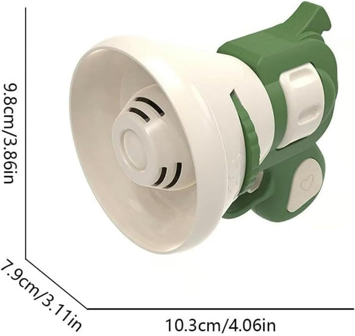 Hilarious Costume Projector & Voice Changer Speaker, Scream Voice Changer, Funny Transformation Projector Speaker, Audio Recording Function, Handheld Projectors Bag Charm (Blue)