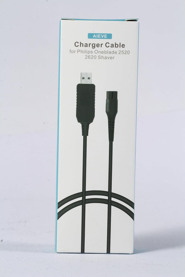 Charger for Philips One Blade QP2520, 4.3V USB Charging Cable A00390 Replacement Charger Cord for Philips Norelco One Blade QP2520, QP2620