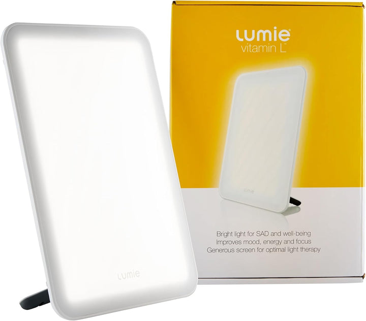 Vitamin L, Slim Light Box for Effective SAD Light Therapy, White