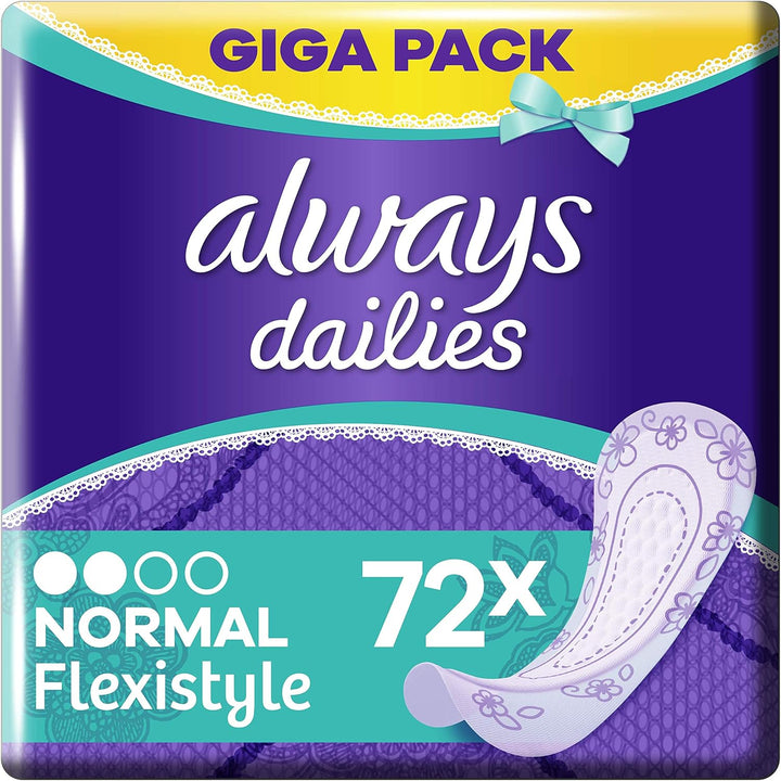 Daily Fresh Normal Panty Liners 54 Liners, Odour Lock, Feel Nothing but Fresh & Protected, Pack of 4