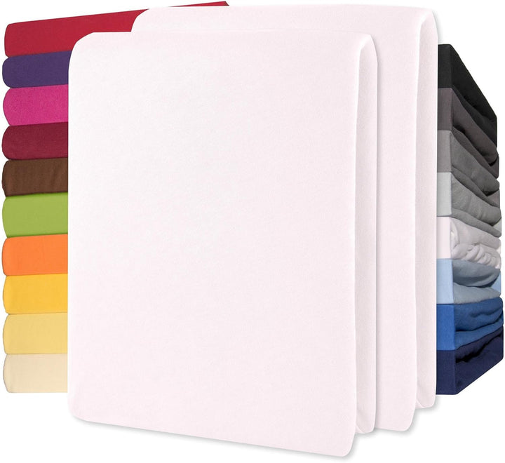 Lucina Fitted Sheet Cotton 200X200-200X220 Cm Royal Blue