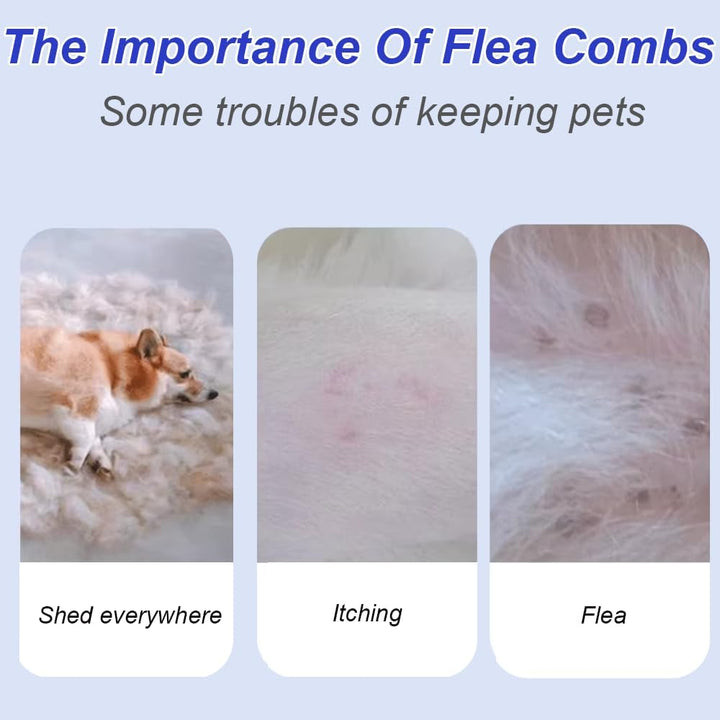 Lice Comb, 5 Pcs Lice Combs, Double Sided Lice Combs, Stainless Steel Tooth Comb, Lice Removal Comb