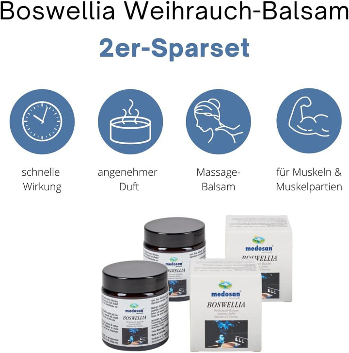 Twin Pack 100Ml - Boswelia Incense Balm, Natural Pain Relief for Arthritis, Swell, Joints, and Moring Stiffness | Natural Anti-Inflammatory Cream | Clinically Proven