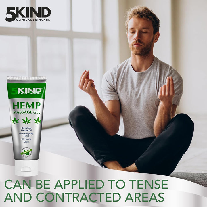 Hemp Active Gel 100Ml - High Strength Formula - Natural Hemp Massage Gel for Back, Muscles, Feet, Knees, Neck & Shoulders - Muscle Rub Rich in Natural Extracts