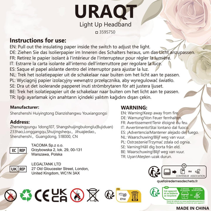 LED Light up Elastic Hair Bands, 6Pcs Luminous Hair Ties, 3 Colors Light Modes LED Scrunchies, Light up Hair Scrunchies for Halloween Rave Glow Party