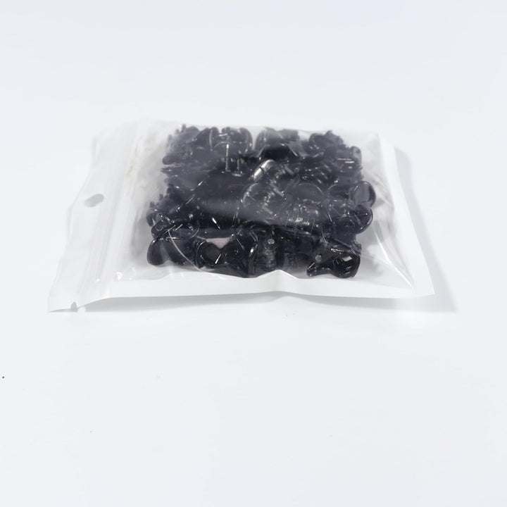 24 Pcs Mini Hair Clips, Claw Clips, Non Slip Plastic Hair Claws, Hair Accessories for Women and Girls (Black)