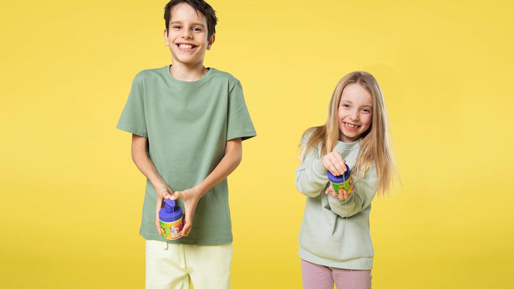 ® | Junior Toothpaste Pump | Toothpaste on a Pump Dispenser Equivalent to 3 Regular Tubes | Innovative and Convenient Solution Developed for Children | 6-12 Years | Grape | 1450Ppm | 150 Ml