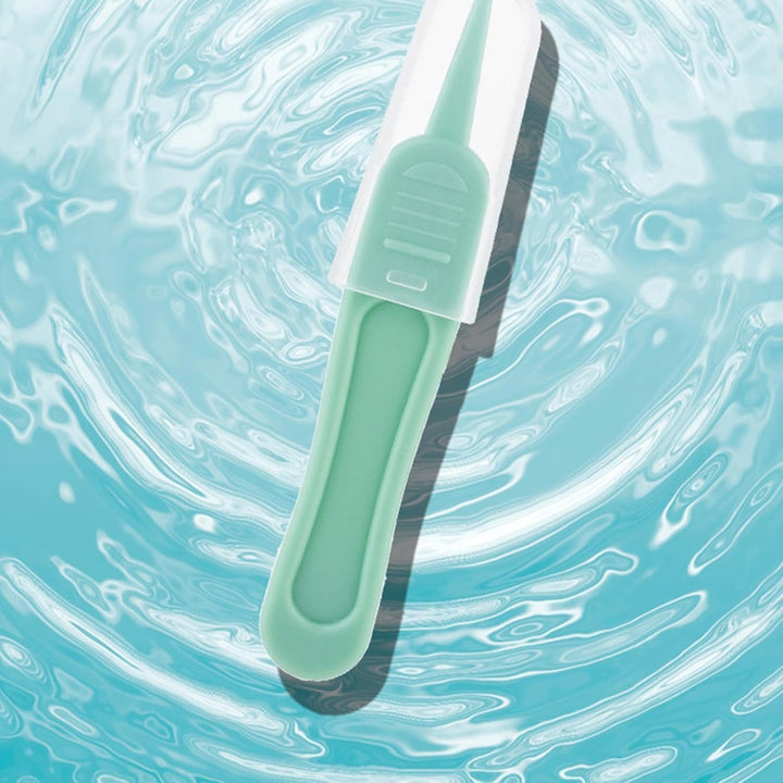 Booger Picker Tweezers - Nose Cleaning Tweezer with Round-Head,Safe Nose Cleaning Tweezers with Transparent, Nose and Navel Tweezers