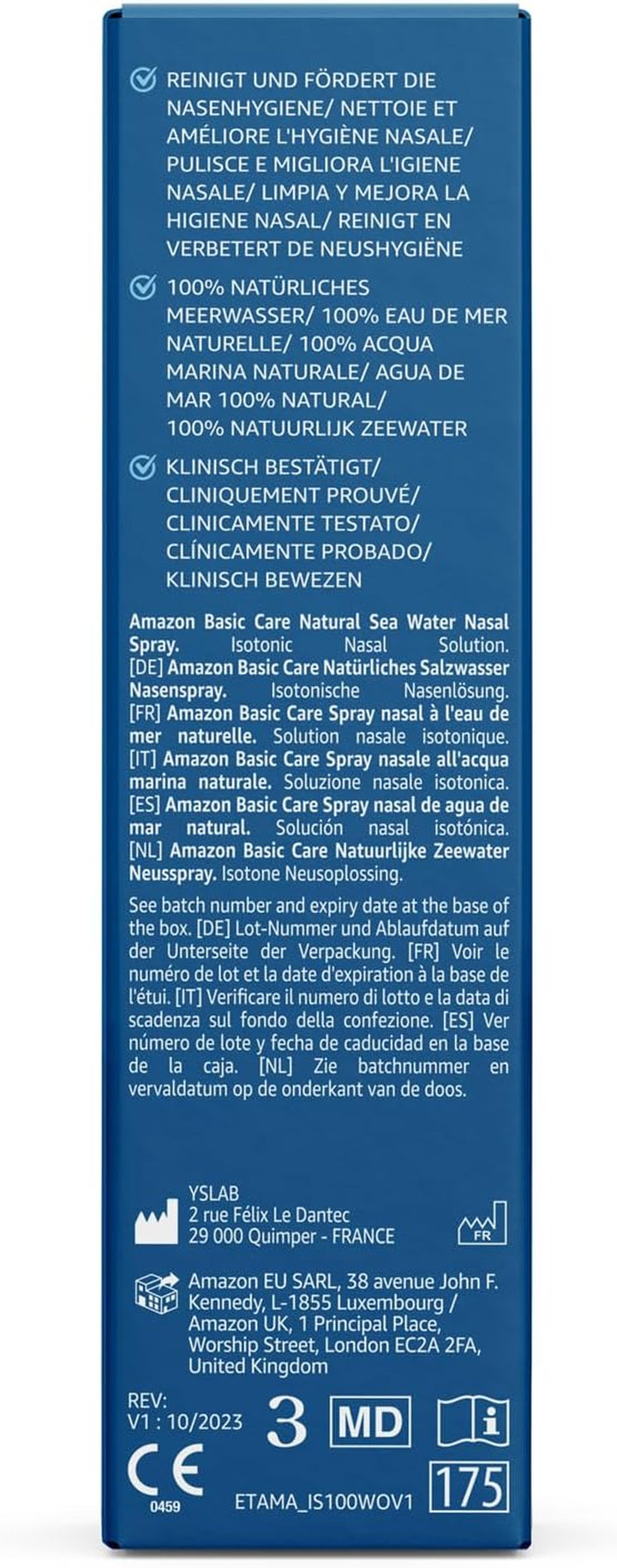Natural Sea Water Nasal Spray 100 Ml