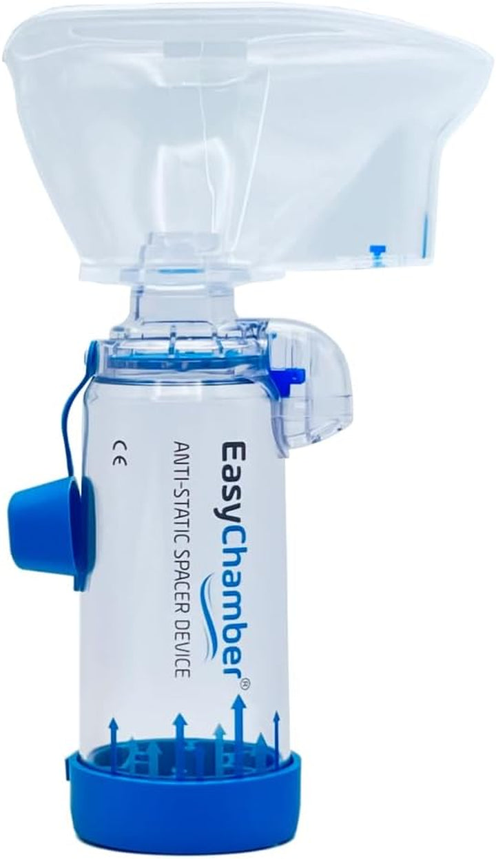 Anti-Static Spacer Device with Adult Mask, Inhaler Chamber, Use with Metered Dose Inhaler, BPA and Latex Free