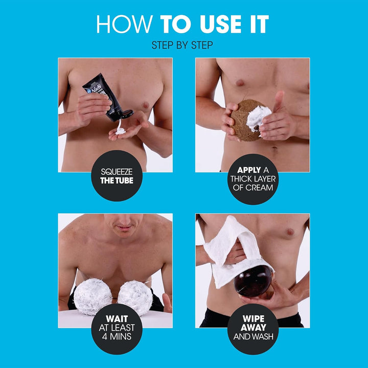 down under Hair Removal Cream, Hair Removal Cream for Male Intimate Areas and Genitals, ‎All Skin Types 150 Ml