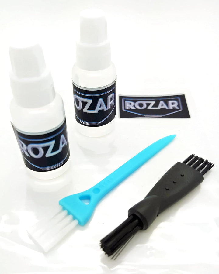 Grooming Machine Oil Shaver Maintenance Lubricant Hair Trimmer Kit – 2 Bottle Precision Oil 7Mls and Cleaning Brushes for All Brands